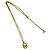Collana Logo Christian Dior D'oro Metallico - vista 6