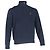 Polo Ralph Lauren Halb-Zip Pullover aus marineblauem Baumwollstoff mit gesticktem Logo - Ansicht 2