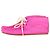 Mocassins à lacets Loewe en cuir rose - vue 4