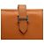 Carteira compacta Hermès Béarn Recto-Verso em Epsom Laranja - vista 5