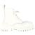 Botas de combate Strike de Balenciaga en cuero de ternera blanco Crudo