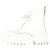 Botas de combate Strike de Balenciaga en cuero de ternera blanco Crudo - vista 4