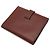 Billetera bifold compacta de box calf Hermès Béarn Castaño - vista 2