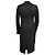 Rick Owens Belted Sheared Wrap Coat in Black Wool - view 3