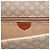 Céline Celine Vintage Macadam Canvas et Cuir Beige - vue 7