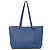 Prada Embossed Logo Open Tote Leather Blue