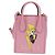 Gucci Mini Tote Vertical in Pelle Stampata Rosa