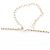 Chanel Coco Mark vergoldete Strass-Halskette Golden - Ansicht 4