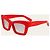 Salvatore Ferragamo Gafas de sol con cristales Swarovski Roja - vista 5