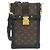 Borsa a spalla verticale Pochette Trunk Monogram Louis Vuitton Marrone