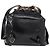 Gucci Vintage Bamboo Leather Medium Schwarz - Ansicht 2
