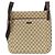 Borsa a Spalla Gucci GG Canvas Beige Marrone scuro