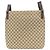 Borsa a Spalla Gucci GG Canvas Beige Marrone scuro - vista 2
