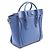 Céline Borsa a mano Celine Luggage Nano Shopper Blu - vista 2