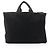 Prada Drill Tote Bag Schwarz Canvas