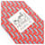 Cravatta in seta rossa Hermès Rosso  - vista 4