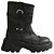 Autre Marque Black leather boots