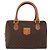 Céline Borsa Boston in tela Macadam CELINE in pelle PVC marrone oro Auth 163655 D'oro - vista 13