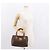 Céline Borsa Boston in tela Macadam CELINE in pelle PVC marrone oro Auth 163655 D'oro - vista 23