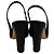 Pumps Slingback in Satin Nero Alexandre Vauthier con Punta Argento - vista 5