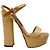Plattformsandalen aus natürlichem Raphia von Dolce & Gabbana - Ansicht 2