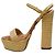 Plattformsandalen aus natürlichem Raphia von Dolce & Gabbana - Ansicht 3