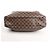 Borsa a Spalla 2 Vie Louis Vuitton Evora MM Damier Ebène in Marrone Rosso - vista 7