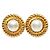 Orecchini a clip placcati in oro Chanel con perla finta - vista 2