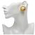 Orecchini a clip placcati in oro Chanel con perla finta - vista 5