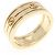 Anel de banda em ouro amarelo 750YG Gucci