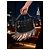 Seltene Chanel 02A Mini Schwarze Gequiltete Lammleder Tasche mit Silberner CC Kette Silber Hardware - Ansicht 5