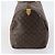 Borsa Keepall Louis Vuitton in tela Monogram 60 Marrone - vista 3
