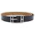 Cinturón reversible Hermès Cape Cod 32 Castaño Negro