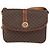 Céline Celine Vintage Macadam Canvas et Cuir Marron