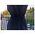 Vestido asimétrico negro de viscosa Elisabetta Franchi - vista 10
