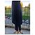 Vestido asimétrico negro de viscosa Elisabetta Franchi - vista 7
