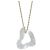 Tiffany & Co Collana in Cristallo Tiffany Open Heart Lock D'oro