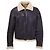 Versace Leder-Schafslederjacke Braun - Ansicht 2