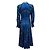 Vestido midi de seda impresa Altuzarra azul / amarillo / negro - vista 3