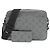Bolso de Mensajero Duo Monogram Shadow de Louis Vuitton Gris