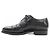 Autre Marque Berwick Leder Oxford Schuhe Schwarz - Ansicht 2
