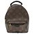 Zaino Mini Palm Springs Monogram Louis Vuitton Marrone