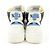 Sneakers Nike Sacai Nero Bianco Blu - vista 5