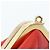Timeless Clutch de Cadena de Piel de Cordero Chanel AP3123 Roja Dorado - vista 4