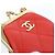 Timeless Clutch de Cadena de Piel de Cordero Chanel AP3123 Roja Dorado - vista 5