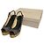 Escarpins à talons compensés ouverts Jimmy Choo Bleu Bleu Marine - vue 10