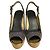 Escarpins à talons compensés ouverts Jimmy Choo Bleu Bleu Marine - vue 2
