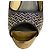 Escarpins à talons compensés ouverts Jimmy Choo Bleu Bleu Marine - vue 5