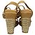 Autre Marque Sandali Espadrilles in Pelle Scamosciata PELLICO SUNNY Beige - vista 3