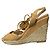 Autre Marque Sandali Espadrilles in Pelle Scamosciata PELLICO SUNNY Beige - vista 4